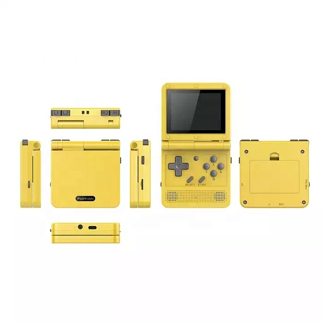 Portable Mini Powkiddy V90 Retro Open Source System Handheld Game Player 16GB Built in 3000+ Games 3.0 Inch Screen Game Console