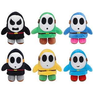 Ensemble de poupées en peluche de 15 cm pour figurines masquées de petits soldats Shy <span class=keywords><strong>Boy</strong></span> <span class=keywords><strong>Hey</strong></span> Ho bleus et noirs - Product Image 5
