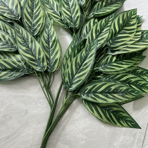 Feuilles de mangue artificielles en gros, verdure artificielle, fausses feuilles pour la décoration de thème tropical d'hôtels, de complexes hôteliers, de restaurants et de cafés - Product Image 6