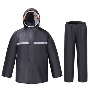 Traje Impermeable de Lluvia para <span class=keywords><strong>Hombre</strong></span>, Personalizado, Resistente, de Tela Oxford, Chaqueta y Pantalones, para Adultos, para Moto y Bicicleta - Product Image 2