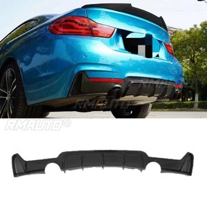 สปอยเลอร์กันชนหลังรถยนต์ ชิ้นส่วนตกแต่งสำหรับ BMW ซีรีส์ 4 รุ่น F32 F33 F36 สไตล์ MP ปี 2014-2020 ตัวป้องกันกันชน - Product Image 5