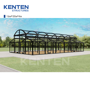 Grande Tente <span class=keywords><strong>de</strong></span> Réception Claire Extérieure, Chapiteau d'Orangerie en Aluminium, Tente d'Événement Transparente 20mx40m pour 300 à 500 Personnes - Product Image 4