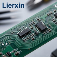 Lierxin LEX-DESK-LAMP HASL Lampe de bureau à protection oculaire, température de couleur variable, PCB FR-4 Tg150 2 couches PWM 2700K-6500K sans scintillement
