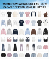 Ropa de Mujer Estilo Europeo y Americano, Venta al Por Mayor, Nueva Colección, Conjunto Deportivo Informal con Sudadera Corta de Manga Larga