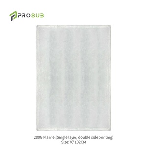 Prosub 30 "X 40" <span class=keywords><strong>couverture</strong></span> de Sublimation <span class=keywords><strong>blanche</strong></span> vierge pour bébé, vente en gros, couvertures de Sublimation personnalisées en flanelle <span class=keywords><strong>polaire</strong></span> Super douce - Product Image 4