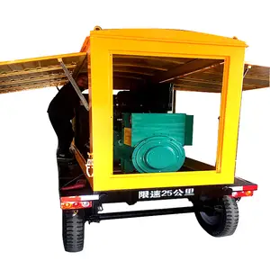 Set trailer generator diesel Weichai 200kW dilengkapi dengan motor tembaga murni sistem pendingin air isostat a
