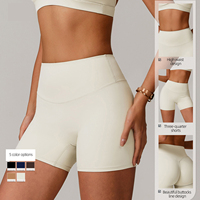 XW-DDK9172 vente en gros taille haute fesses ligne conception Gym vêtements de sport actifs imprimer Logo personnalisé Leggings couture Yoga Shorts femmes