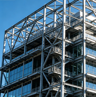 Immeuble préfabriqué multi-étages à grande hauteur avec structure en acier lourd pour immeuble d'appartements commercial