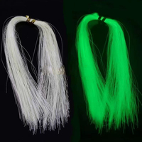 Fil de Soie Cristalline Haute Résistance Haikewei pour Montage d'Hameçons, Fil de Soie Brillant pour Enroulement d'Hameçons de Pêche et DIY
