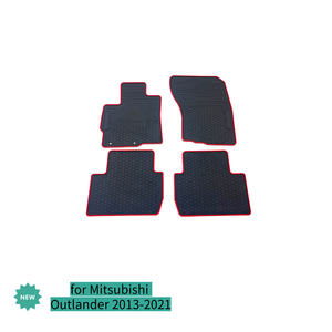 Tapis de sol de voiture de luxe haut de gamme Mitsubishi <span class=keywords><strong>Outlander</strong></span> 2013-2020 2021, 10 mm d'épaisseur, PVC imperméable, ensemble de <span class=keywords><strong>4</strong></span> pièces pour le revêtement du plancher de la voiture - Product Image 1