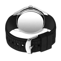 Montre de Sport Classique et Minimaliste Carrée à Quartz Lumineuse avec Date et Chiffres Arabes, Bracelet en Silicone Tendance pour Homme