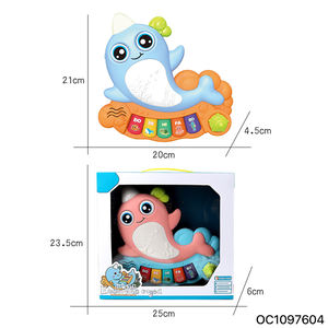 Claviers lumineux à piles, jouet musical dauphin, <span class=keywords><strong>piano</strong></span> électronique <span class=keywords><strong>pour</strong></span> bébé de 2025, nouveau jouet musical <span class=keywords><strong>pour</strong></span> bébé de <span class=keywords><strong>18</strong></span> <span class=keywords><strong>mois</strong></span>, vente en gros - Product Image 6