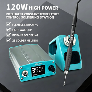 Estación de Soldadura de Alta Frecuencia T210Pro 120W con Control Digital de Temperatura, Calibración Automática y Voltaje 110V-240V para Reparación - Product Image 5
