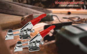 Hm3515 Heavy Duty Toggle Klem Capaciteit 400lbs 304 Roestvrij Staal Verstelbare <span class=keywords><strong>U</strong></span>-Bout Vasthouden Quick Release Latch - Product Image 5