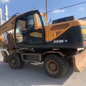 Venta Popular Usado HYUNDAI 210W-7 210W-9 Excavadora de ruedas Gran rendimiento Buen estado Stock Original Coreano - Product Image 2
