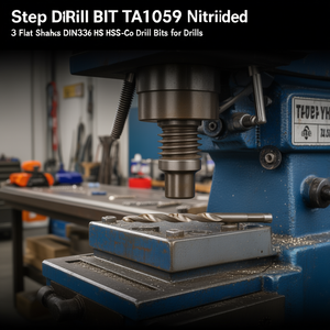 Ttake Step Drill Bit TA1059 <b>Nitrided</b> Through Hole 3 Flat Shanks DIN338 HSS HSS-Co Drill Bits for Drills - Product Image 3