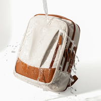 Sac à dos pour ordinateur portable en nylon imperméable multifonctionnel extensible unisexe avec fermeture à glissière et logo personnalisé Skonna en gros