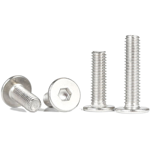 Thép không gỉ 304/316 Máy Vít <span class=keywords><strong>Hex</strong></span> ổ cắm M2-M8 cm hình lục giác ổ cắm mỏng phẳng đầu Metric Hệ thống đo lường - Product Image 4