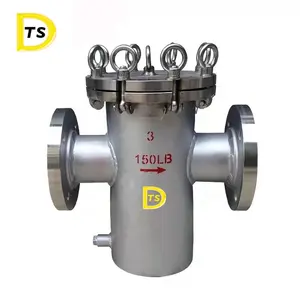 Supplier Y Type Flanged Casted Steel Strainer ANSI DIN BS JIS Water basket Filter valve