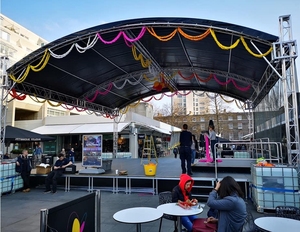 โครงสร้างอลูมิเนียมสำหรับติดตั้งลำโพง LED สำหรับงานแสดงดนตรีกลางแจ้ง บาร์ งานอีเว้นท์ และเต็นท์งานแสดงสินค้า - Product Image 3