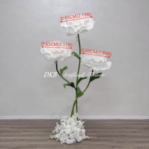 Flor de Papel <span class=keywords><strong>Gigante</strong></span> Hecha a Mano de Estilo Nuevo y Popular 2026 con Estambres Brillantes, Decoración Floral Única para Escaparates de Centros Comerciales - Product Image 2