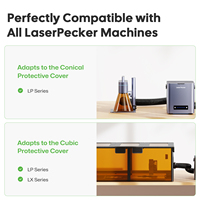 Pour LaserPecker Purificateur d'air de bureau portable facile à utiliser pour tous les graveurs laser pour bois pierre matériaux bricolage tous les matériaux