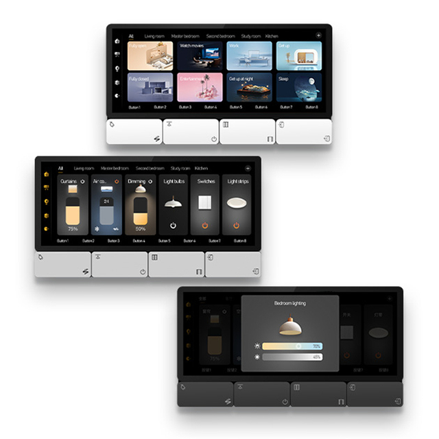 6.2 Inch Tuya Smart Home Multifunctional Central Control Screen ZIGBEE Gateway IR Infrared Android11 Audio Wall Amplifier System