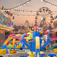 Nouvelle Conception Manège Poulpe Rotatif pour Enfants, Usage Commercial, Grande Capacité, Style Moderne, Équipement d'Amusement pour Aménagements de Parcs