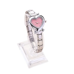 นาฬิการูปหัวใจผู้หญิงสแตนเลสสตีลควอตซ์แฟชั่นสร้อยข้อมือนาฬิกาสีเงินสีทองตัวเลือกฤดูใบไม้ผลิ 2026 - Product Image 5