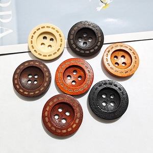 SAS 4-Holes Hochwertiges Nähen <span class=keywords><strong>Casual</strong></span> Garment Holzboden Großhandel Kleidung Button - Product Image 2