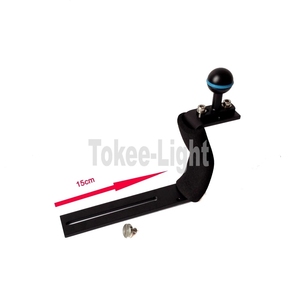 Poignée de plateau de plongée sous-marine, livraison directe, avec base adaptateur, support de système de bras pour photos, boîtier de plongée, lampe de poche - Product Image 2