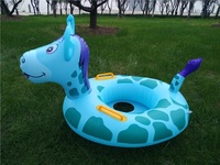 Siège gonflable pour bébé - Bouée de piscine en forme d'animal de dessin animé pour enfants