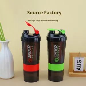 Copo Misturador de Proteína em Material PP para Homens e Mulheres, Fitness, Esportes, Viagem, Bebida Direta, Grande Capacidade - Product Image 5