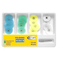40 disques abrasifs électriques pour composite dentaire (résine de haute qualité 12/14 mm) 10000-15 000 tr/min pour polissage, ponçage et finition