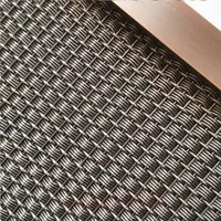 Grillage en fil d'acier inoxydable découpé et plié sur mesure, tissage uni, imperméable, robuste et pliable