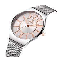 Jam Tangan Quartz Wanita Trendy dengan Tali Jala Terlaris