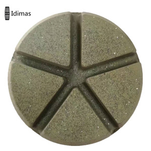 Mermer ve Metal Çiziklerini Gidermek İçin Orta Sertlikte, Cırtlı Destekli Seramik Elmas Hibrit Zımpara Pedleri - Product Image 3