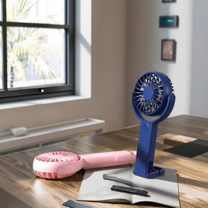 Ventilador Portátil Mini USB Recargable 2025 al por Mayor, Nuevo con Cinco Velocidades Giratorias y Hebilla Colgante para Uso Doméstico o Comercial - Product Image 2