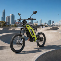 Moto tout-terrain électrique ZONSEN EX2 72V 4000W, batterie 74V 32Ah, moto de montagne, enduro, moto tout-terrain électrique professionnelle
