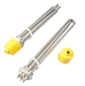 Calentador Tubular en Espiral, Resistencia Tubular Eléctrica de Acero Inoxidable con Conector Roscado, Tubo Aletado para Calefacción de Aire - Product Image 3