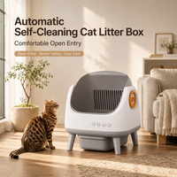 Bac à litière automatique intelligent et durable pour chat, bac à litière intelligent professionnel pour chat