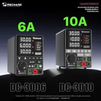 Alimentation CC réglable MECHANIC DC-3006/3010 0-30V 6A/10A, source d'alimentation à découpage stabilisée, outils professionnels pour la réparation de téléphones