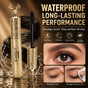 Mascara en gros à <span class=keywords><strong>prix</strong></span> avantageux, effet volume et longueur, longue tenue, recourbant, pour <span class=keywords><strong>cils</strong></span> épais, motif cerf doré, en stock, OEM ODM - Product Image 6