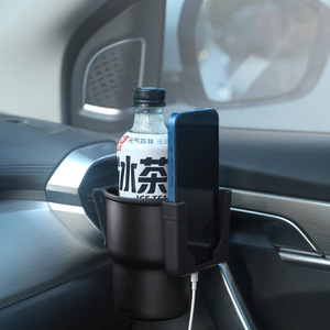 Soporte para vasos con ventilación de aire para coche, organizador multifuncional para bebidas y almacenamiento de teléfonos, para uso en el interior del coche - Product Image 1