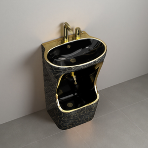 Lavabo de Cerámica Personalizado de 565*440*850mm, Lavabo de Encimera para Baño y Lavandería - Product Image 2