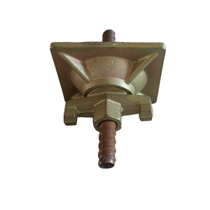 Les montants d'échafaudage sont sécurisés Plaque carrée en fonte ductile Tirants Échelles galvanisées Composants en acier Écrous rotatifs - Product Image 3