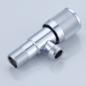 Venta directa de fábrica al por mayor Interruptor libre de <span class=keywords><strong>mango</strong></span> de 90 ° Interruptor de rotación libre de 1/2 pulgadas Válvula de ángulo de baño cromada - Product Image 3