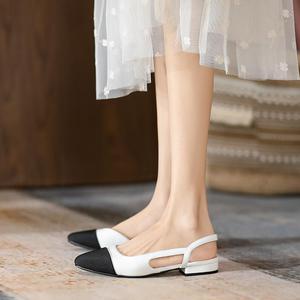 Wholesale Fashion 32-44 Sandales Femmes Cheap Shoes Steel Toe Female Footwear Slingback Flat <b>Sandals</b> for Ladies - Product Image 6