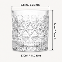 Verres à vin YuHua en gros, verres à l'ancienne 201-300ml, verre cristal, design moderne et luxueux, écologique, durable, haute qualité