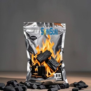 Custom Printed 3kg 5kg 10kg 15kg <b>BBQ</b> <b>Coal</b> Packaging Zipper <b>Bag</b> Charcoal Briquettes Packaging <b>Bag</b> Paper <b>Bags</b> for Charcoal - Product Image 3